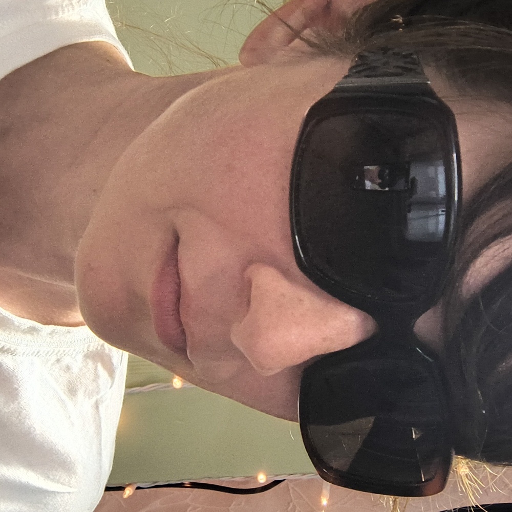 Women's Burberry Brown & Silver Pattern Embossed Sunglasses with Checkered Case - Picture 13 of 17